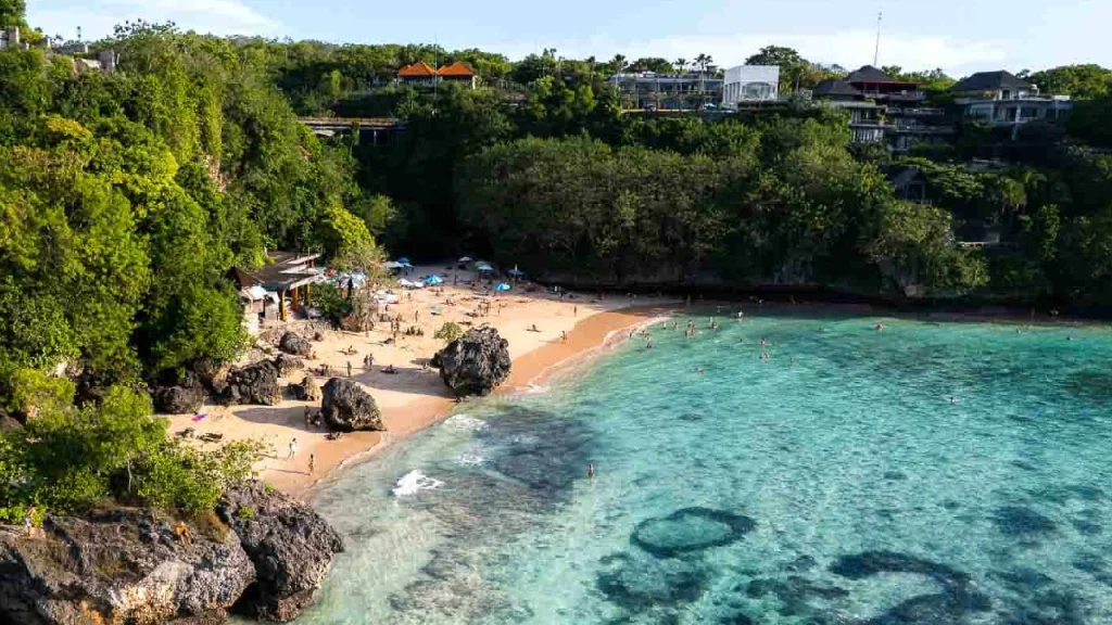 stunning view of uluwatu padang padang beach